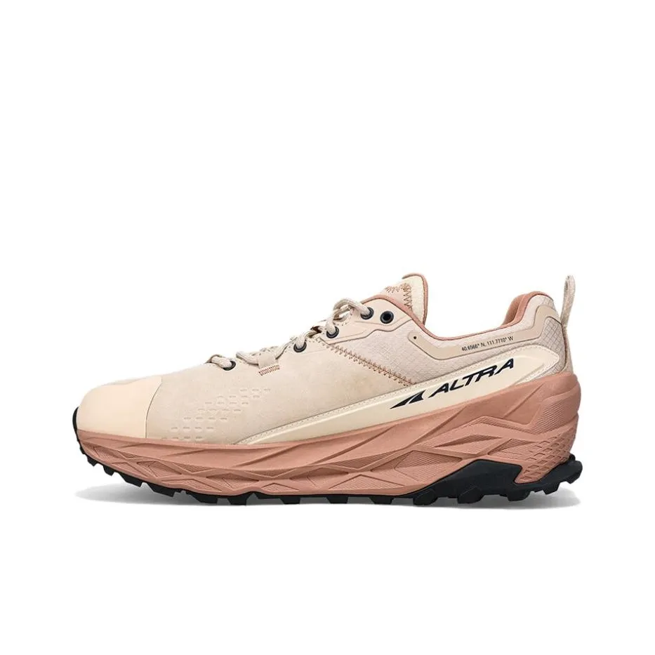 Altra Olympus 5 Wear resistant And Waterproof Low Top Running Shoes Men's Sand