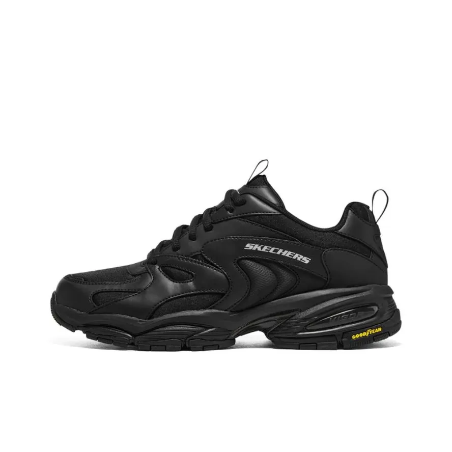 Skechers Vigor 3.0 Low Top Chunky Sneakers Men's Black