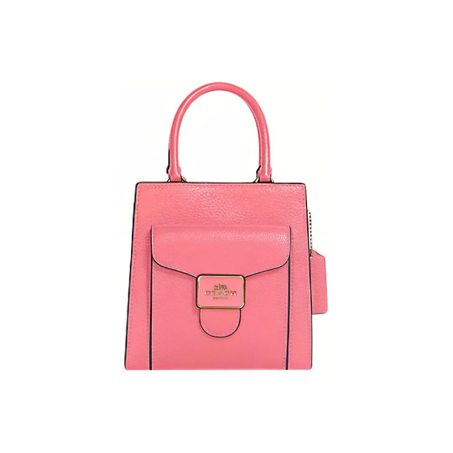 COACH Перец Галечная кожа Сумка с боковинами-гармошками Ручная сумка Сумка через плечо Маленькая Женская