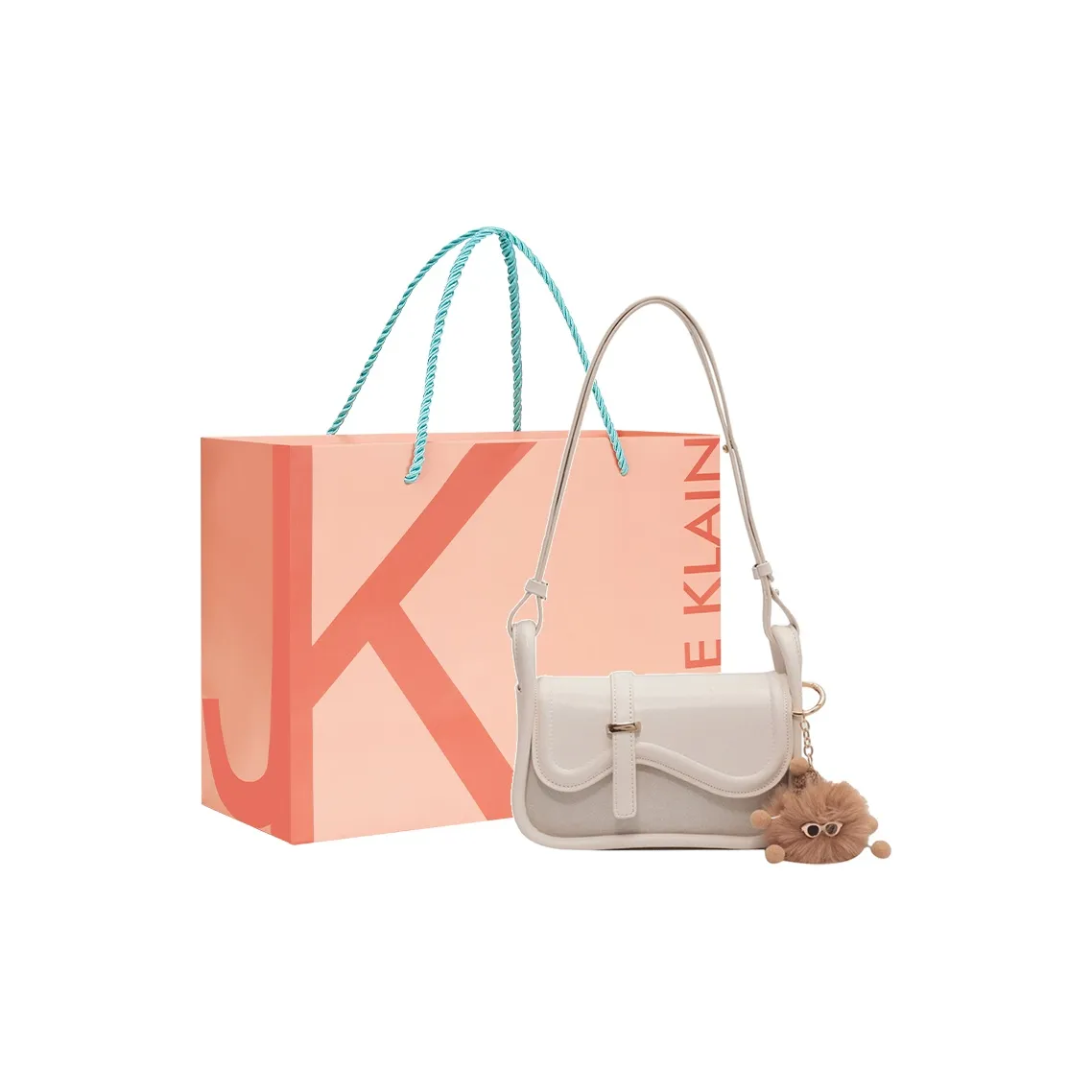 JANE KLAIN ПУ (полиуретан) Седло Сумка Сумка через плечо Стандартная Женская Белая Хаки Темно-коричневая