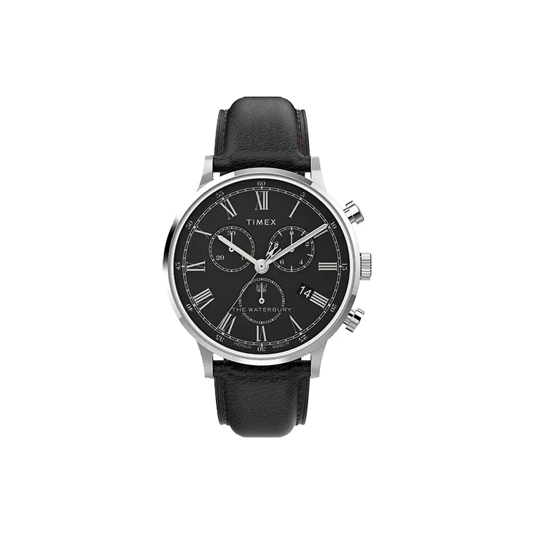 TIMEX Кварцевый механизм Мужские часы 40мм*40мм*10мм Черный