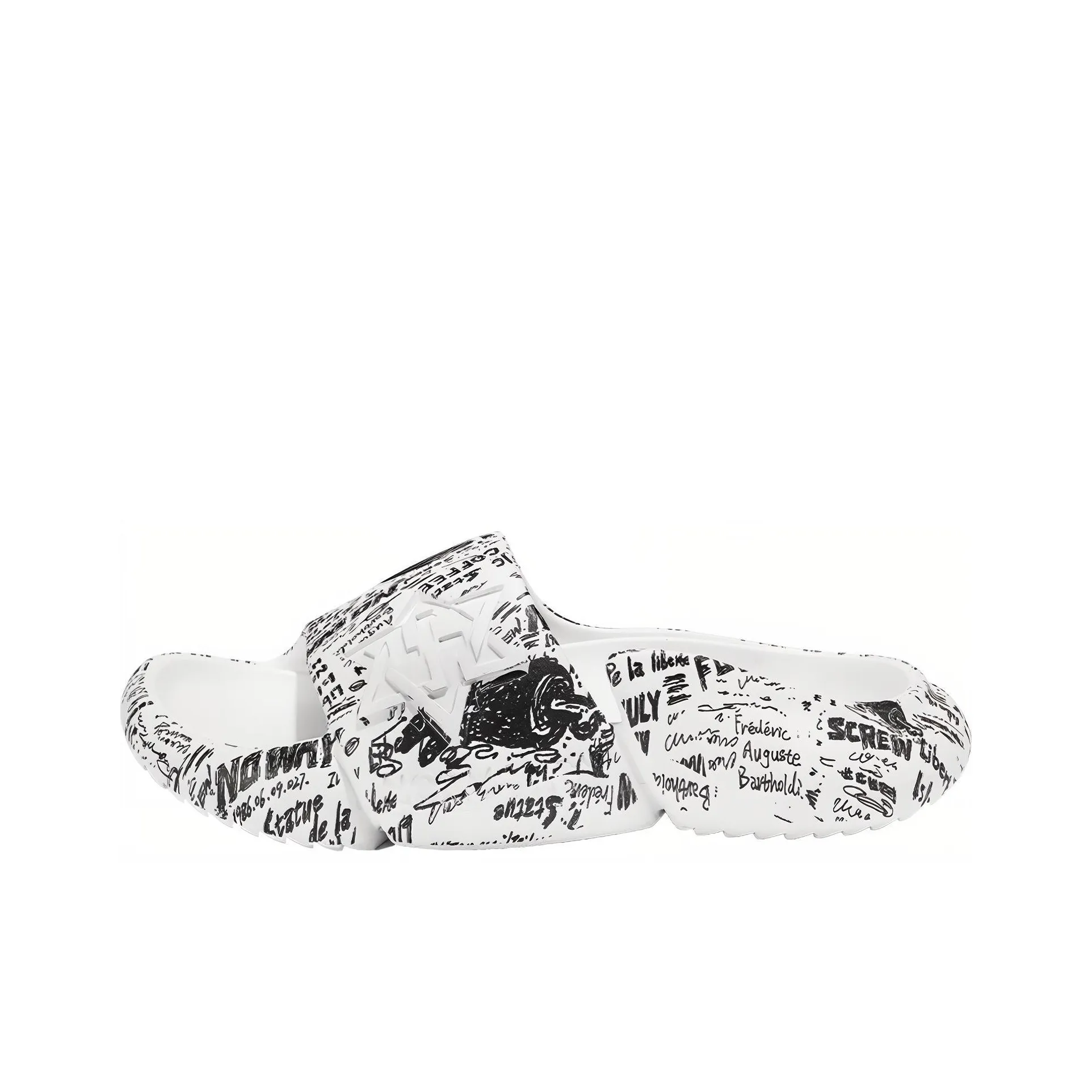 NORVINCY Стильные сандалии унисекс черно-белые