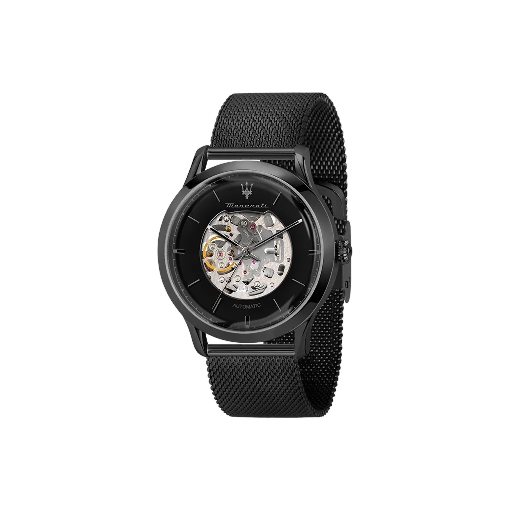 Maserati Wrist Watch Mechanical Movement Black Dial Men's Watches R8823133004