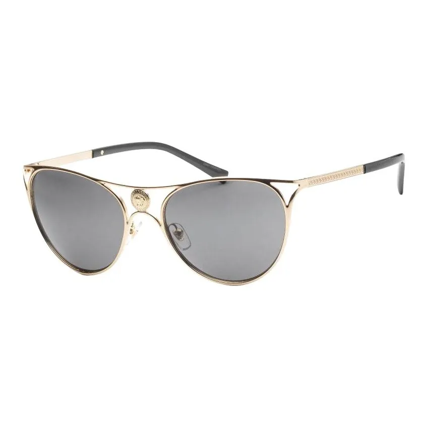 VERSACE Aviator Sunglasses Women's Gold