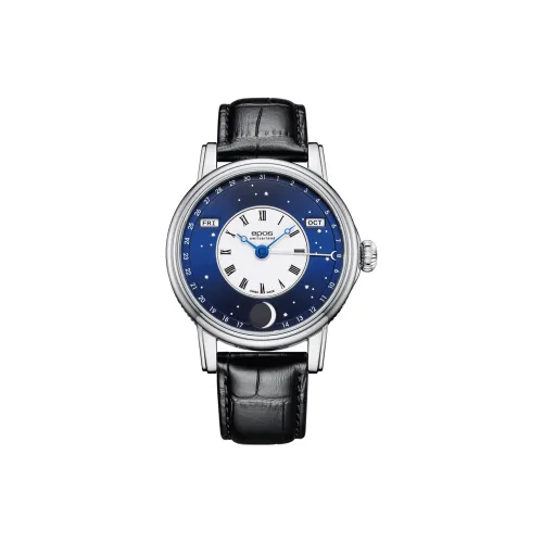 EPOS Автоматический Механический Movement Мужские Часы 41,7mm*41,7mm*10,7mm Синий