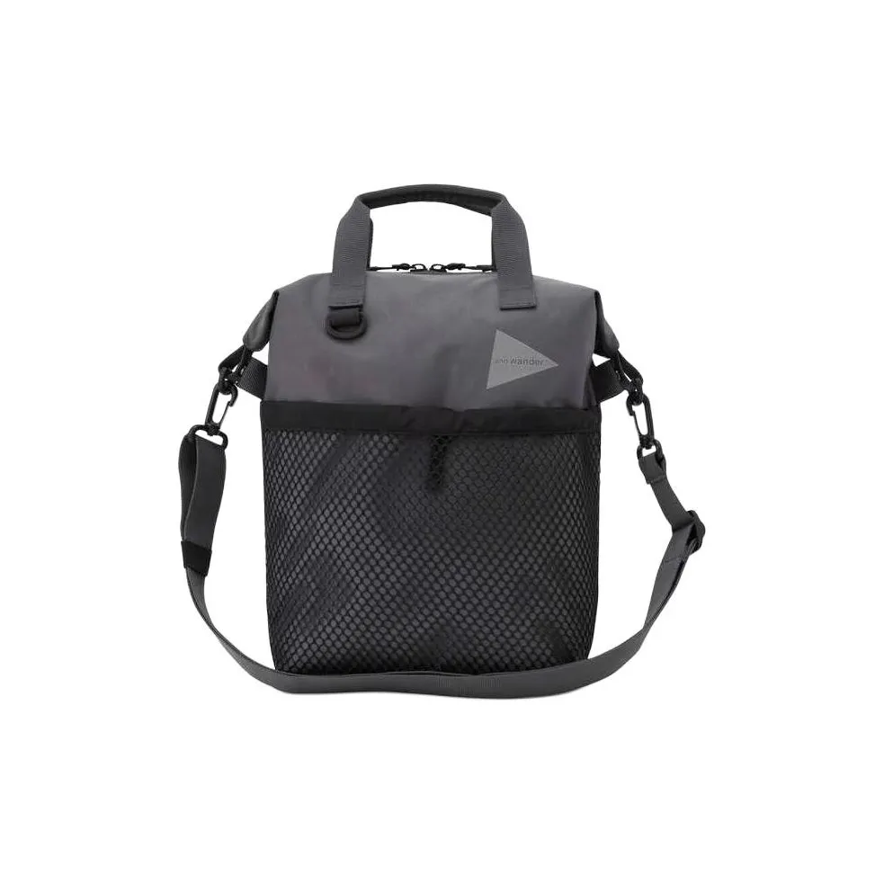And Wander Cotton With Polyester Portable Crossbody Bag Shoulder Bag Unisex Gray