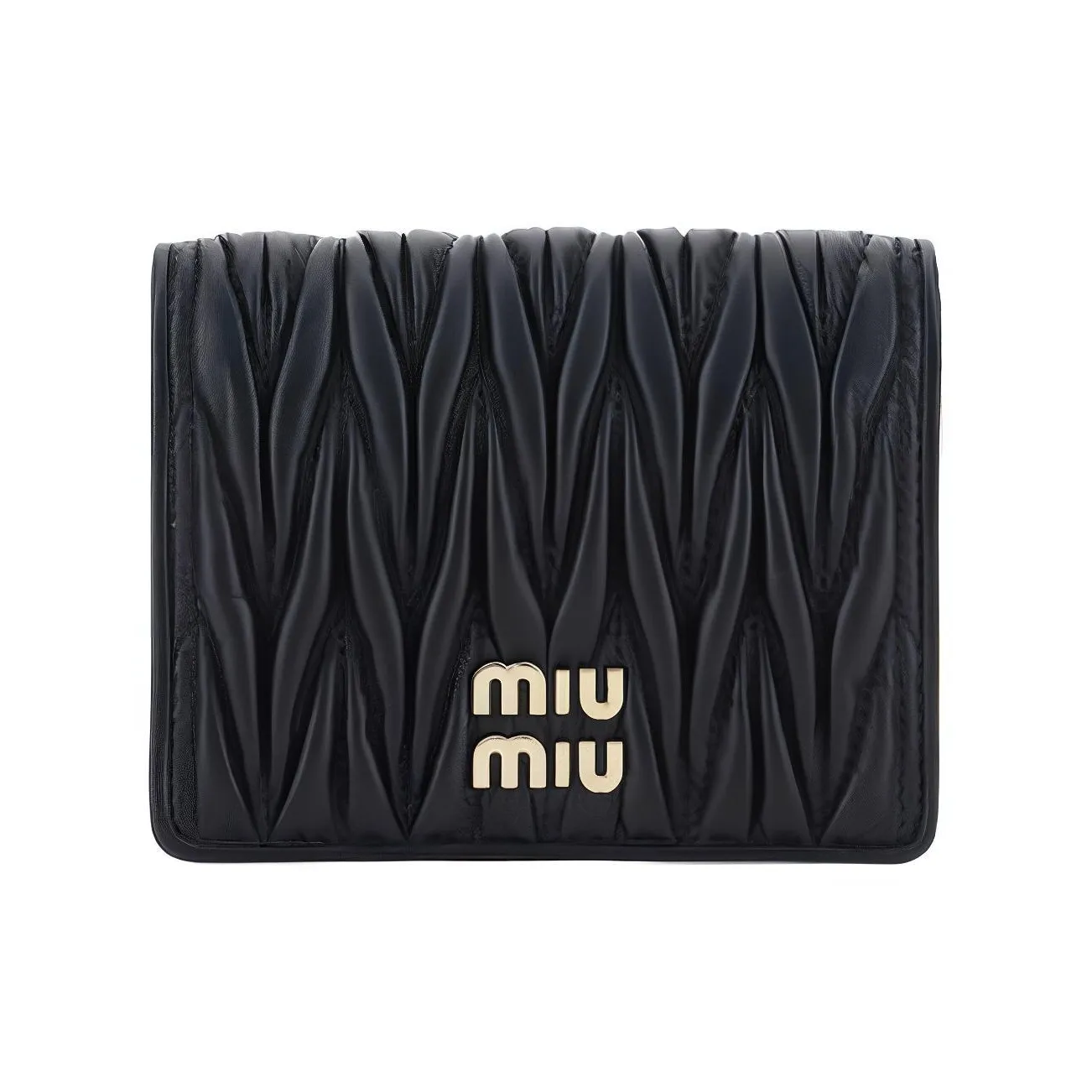 MIU MIU Logo Lettering Bi Fold Wallet