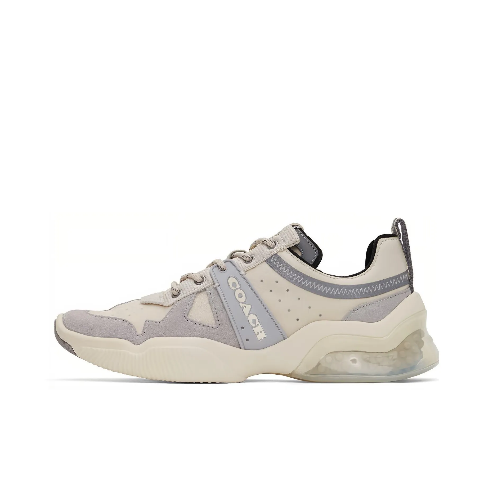 COACH CitySole Low top Casual Shoes Men's Beige Yellow