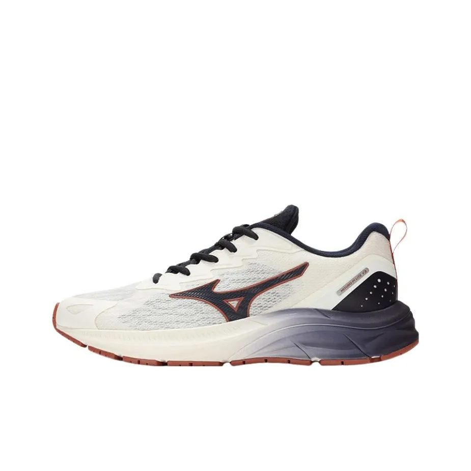 Mizuno Аbrasion Resistant Высота Увеличивающая Отскок Низкий Топ Повседневные Беговые кроссовки Унисекс Белый Синий Серый