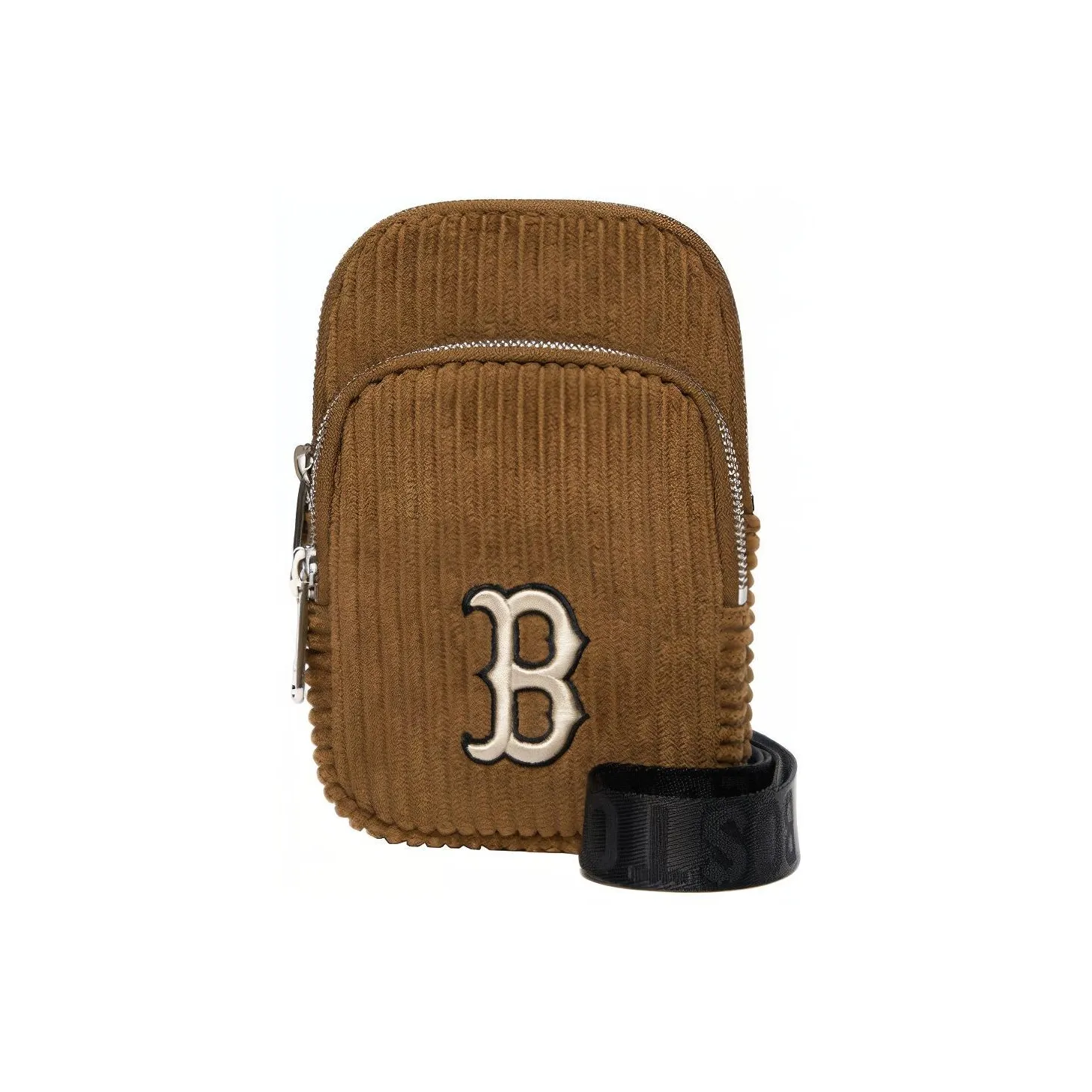 Млб Базовый Логотип Вельвет Чехол для телефона Сумка через плечо Стандартная Унисекс Темно-коричневый