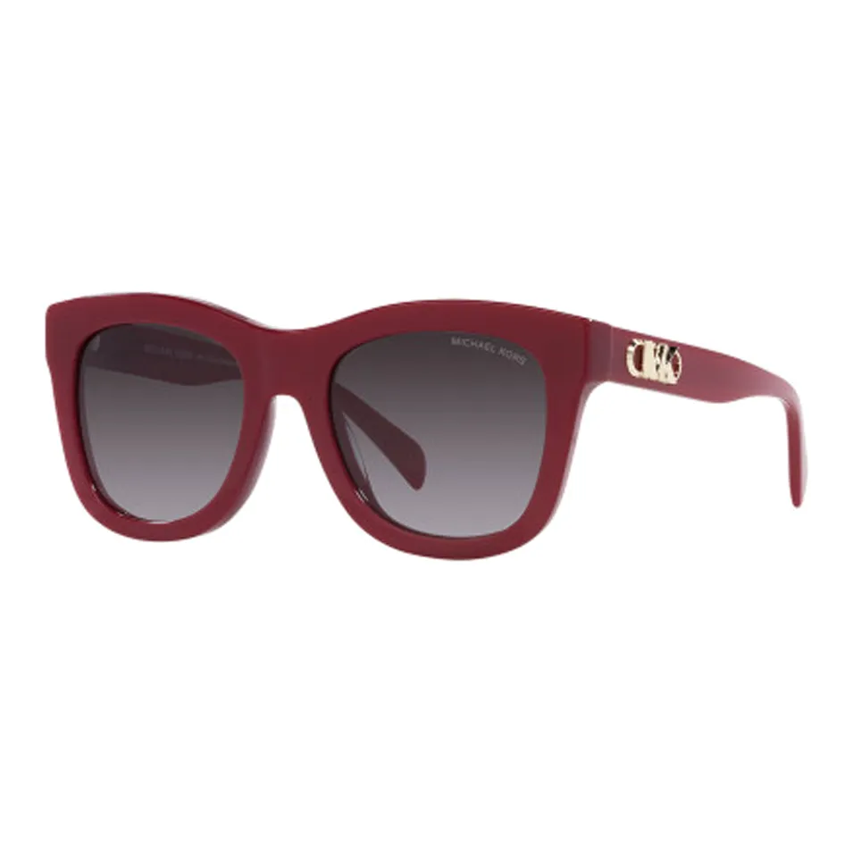 MICHAEL KORS Irregular Shape Sunglasses Women's Dark Red