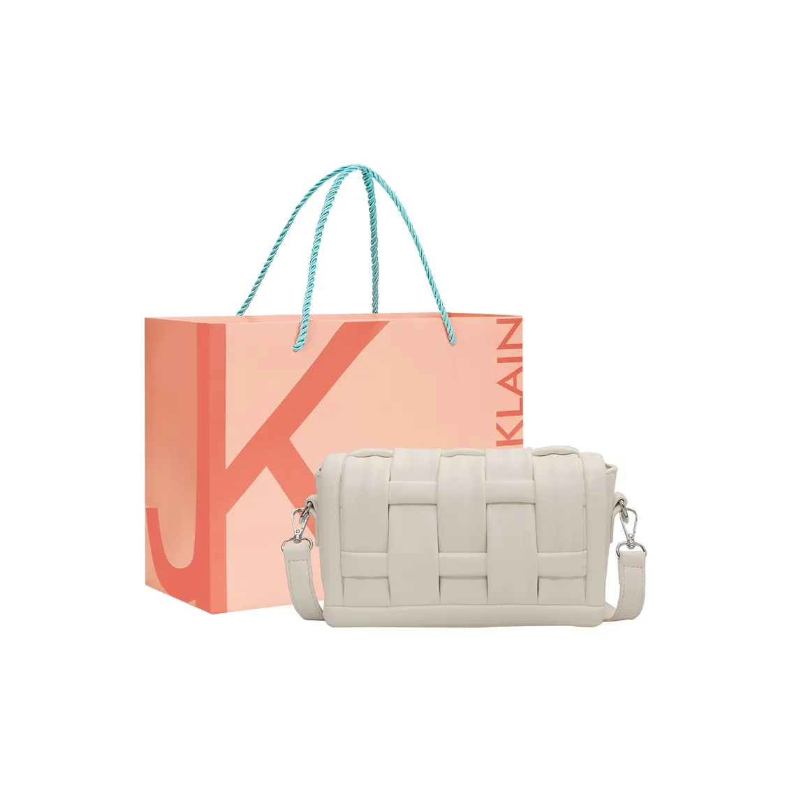 JANE KLAIN ПУ (полиуретан) Сумка через плечо Средняя Женская Белая Зеленая Черная Синяя