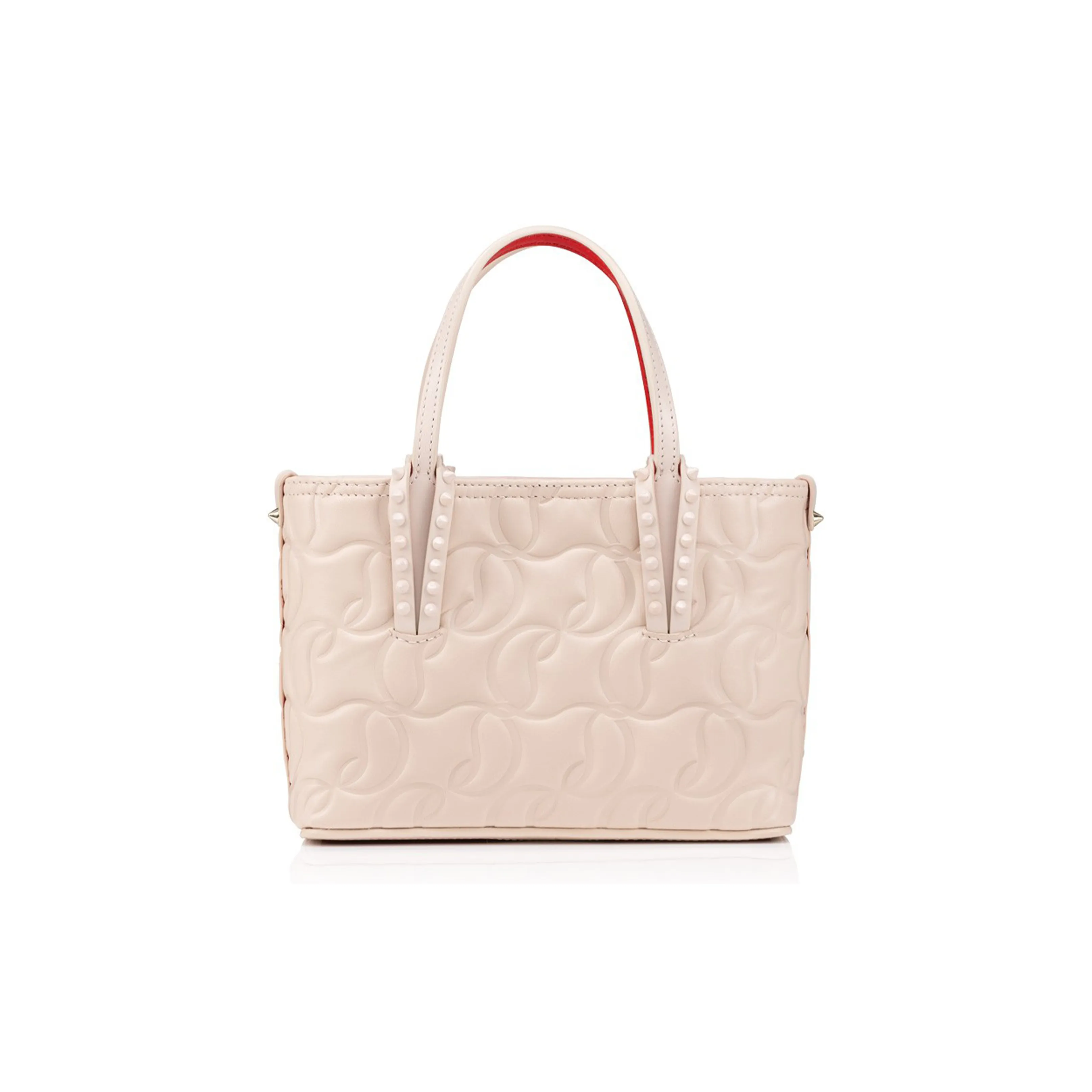 CL LUBOTING Nappa Leather Tote Bag, Shopping Bag, Shoulder Bag, Crossbody Bag, Handbag Mini Women's Beige