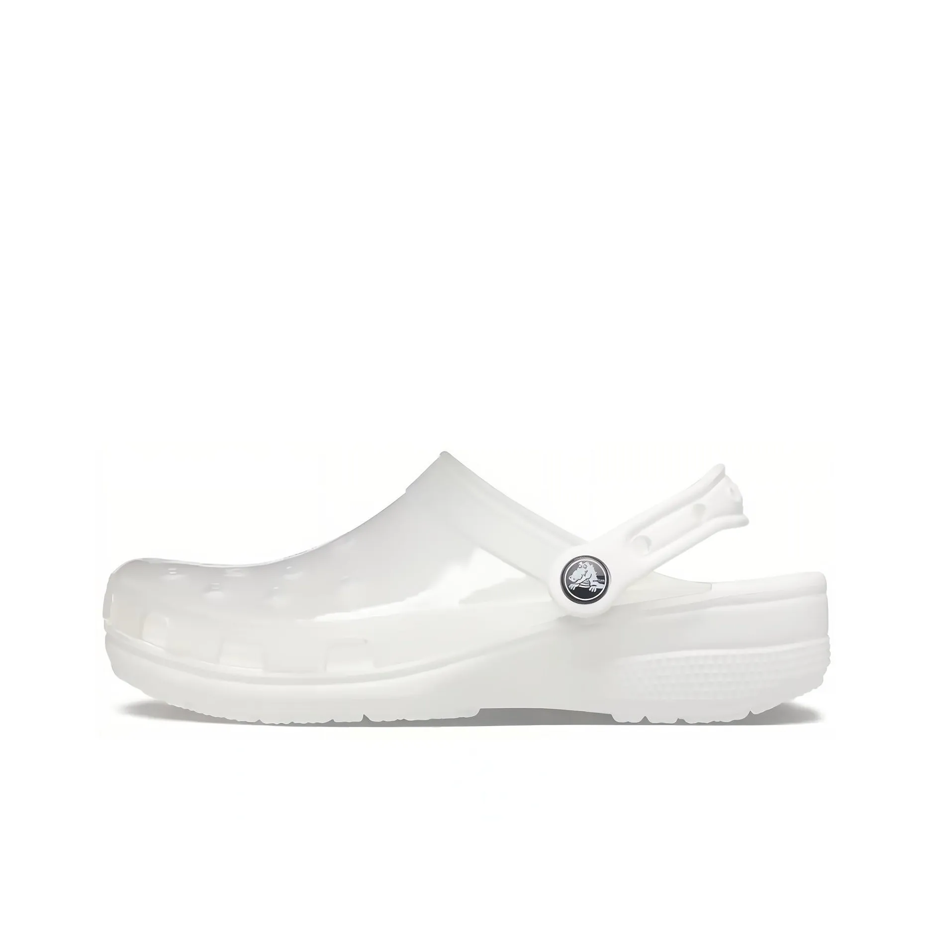 Crocs Jelly Crocs Transparent Unisex White Sandals Women's