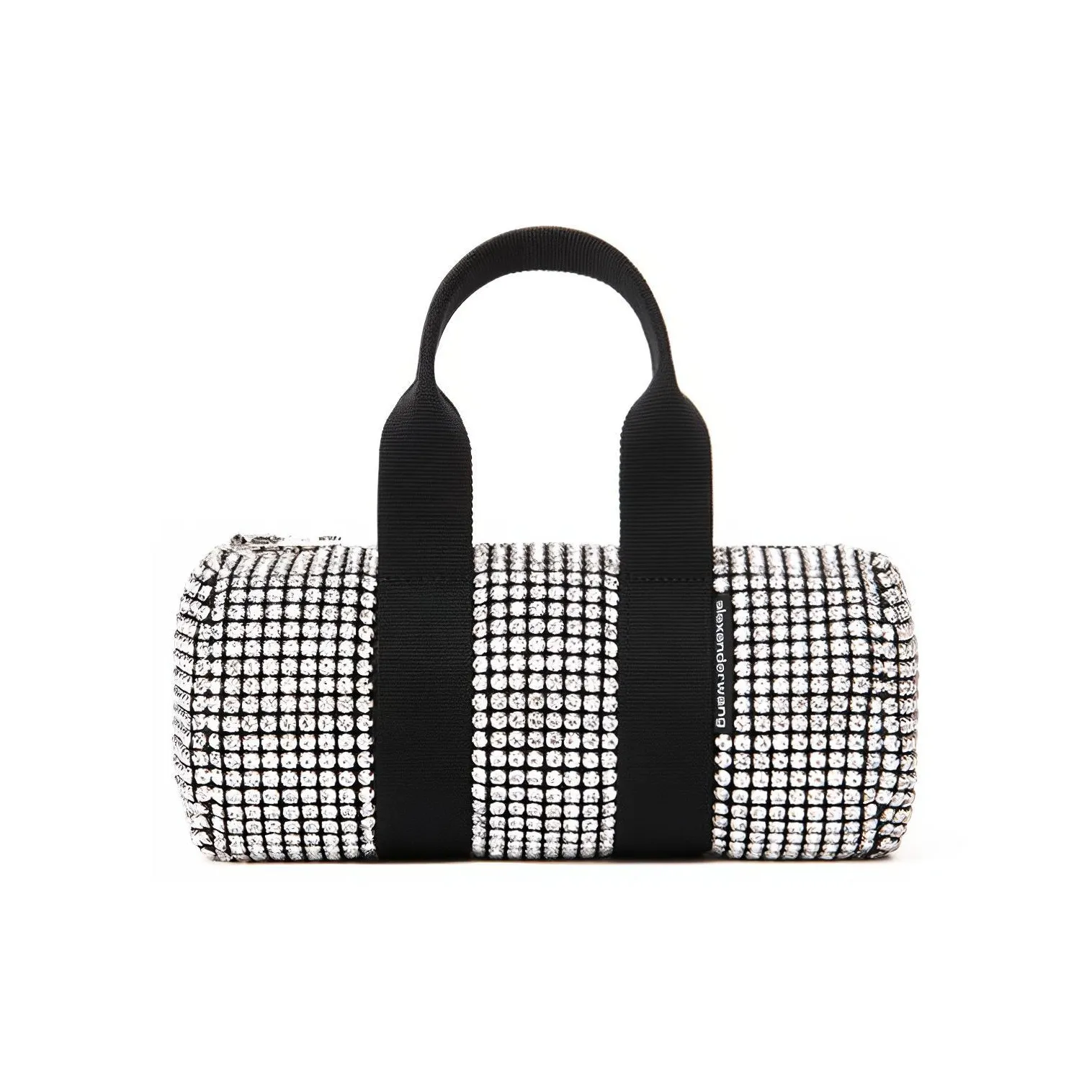 Alexander Wang Cruiser Nylon Fabric Small Cylinder Travel Bag Handbag Mini Women's White