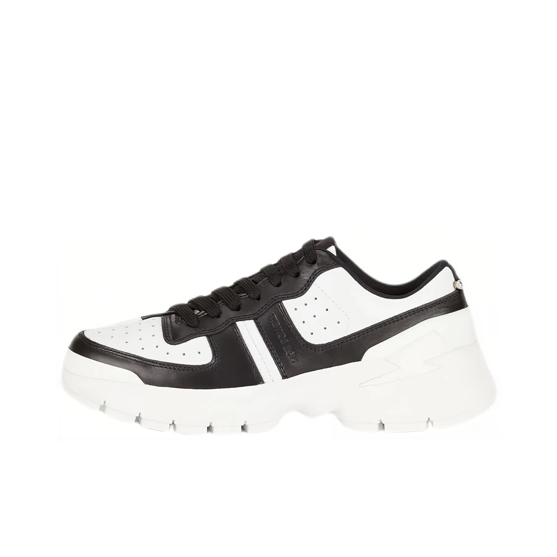 Neil Barrett Bolt 09 Casual Shoes Men Low-Top Black/White