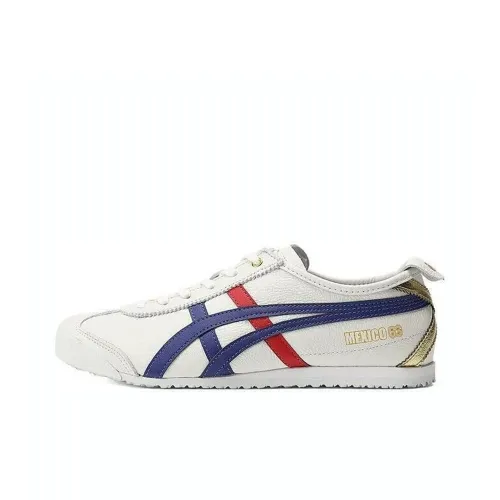 Onitsuka Tiger MEXICO 66 Повседневная обувь Низкий Топ Белый Унисекс