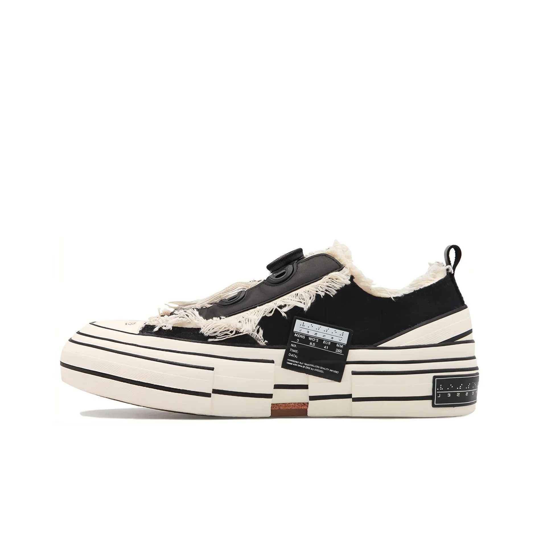 Yohji Yamamoto x VESSEL G.O.P. Lows Противоскользящие устойчивые к истиранию низкие топ кроссовки для скейтбординга унисекс черный белый