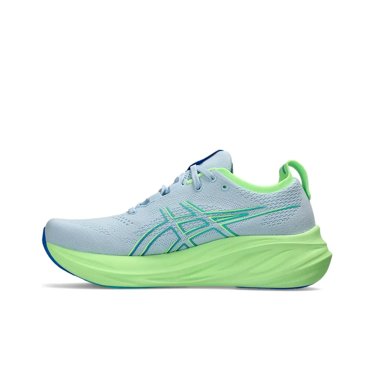 Asics Gel Nimbus 26 Амортизация Низкий Топ Беговые Кроссовки Мужские Серый Синий