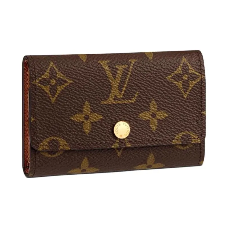Bolso de mano Louis Vuitton en lona estampada con diseños y cuero negro