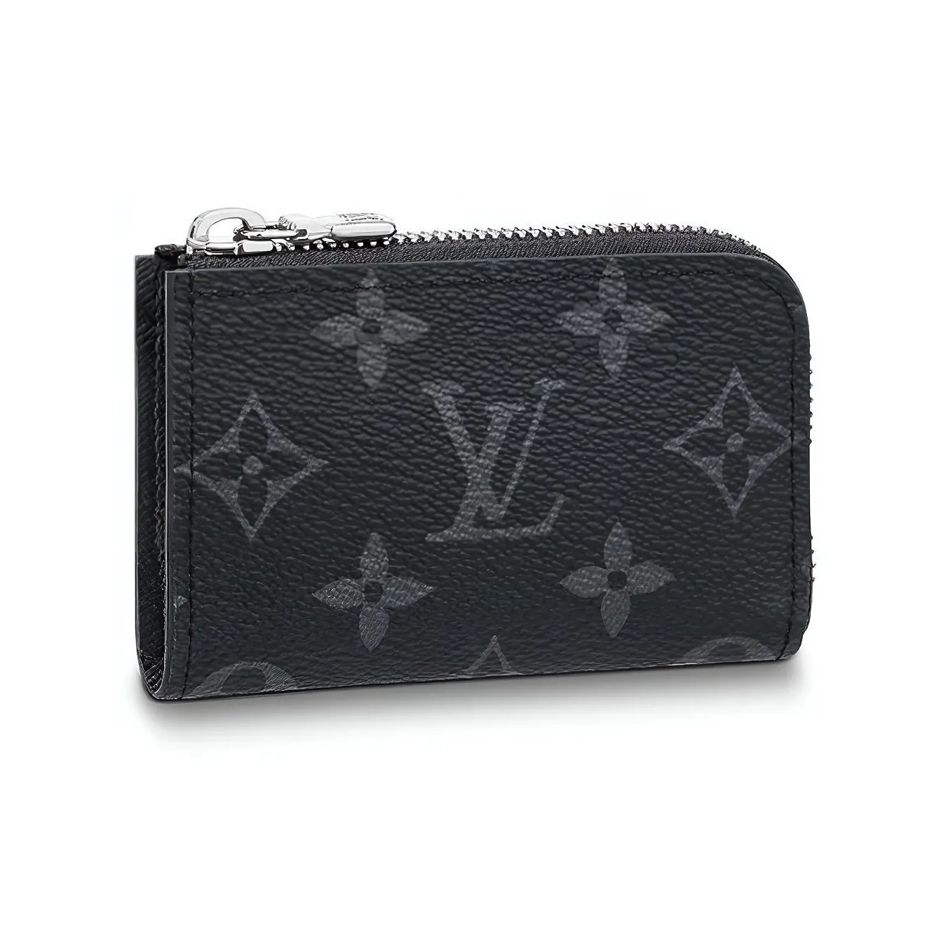 LOUIS VUITTON Coin Purse Monogram Eclipse Black Gray