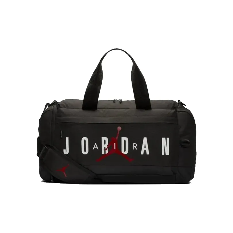 Jordan Jumpman Air Duffel Bag Polyester Gym Bag Training Bag Handbag Shoulder Bag Crossbody Bag Travel Bag Unisex Black