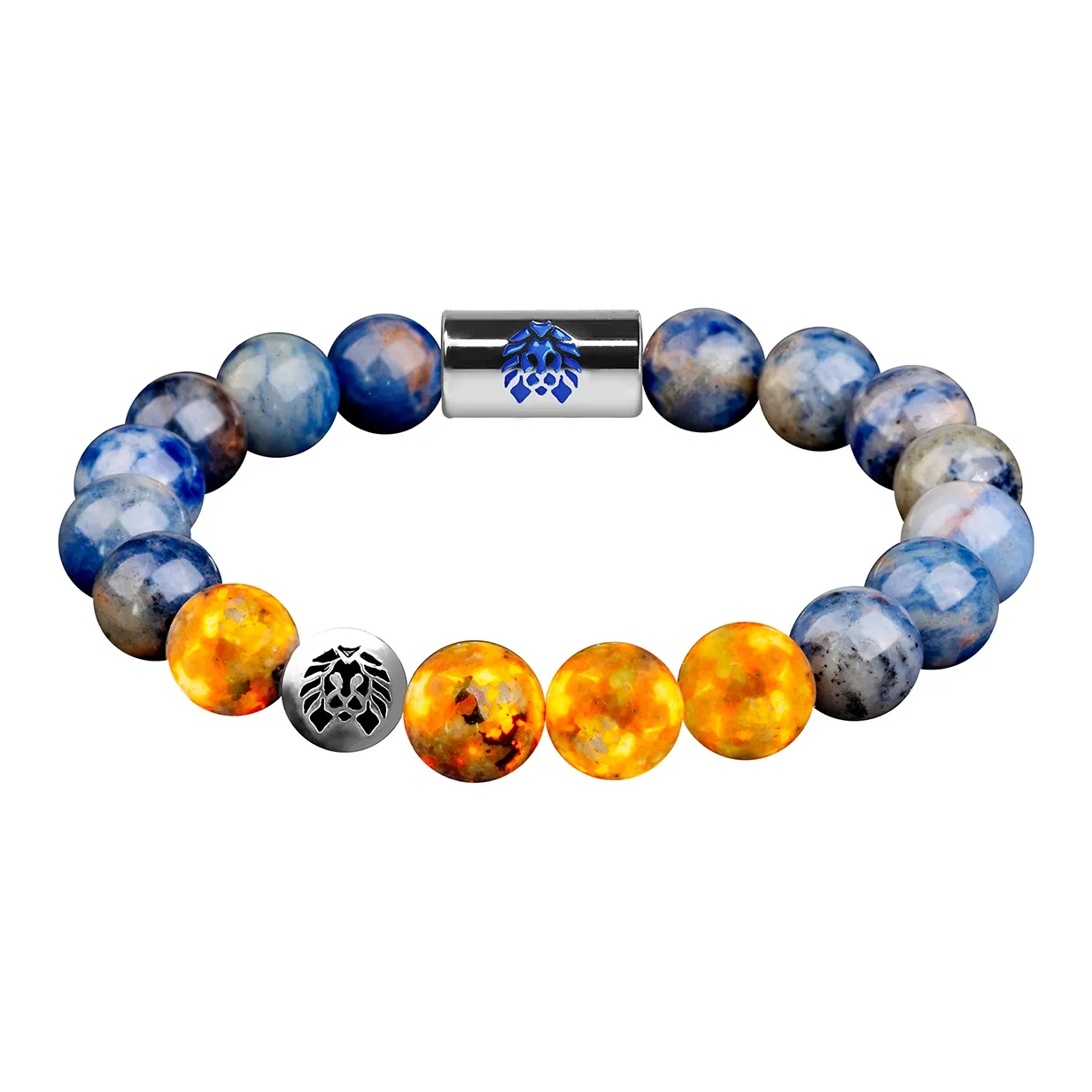 Rastaclat Пламя Камень Маленький Лев Китайский стиль Браслет с бусинами Унисекс