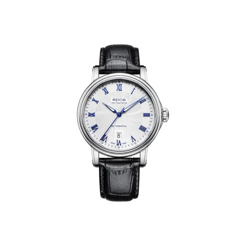 EPOS Автоматический Механический Movement Мужские Часы 41mm*41mm*9mm Белый