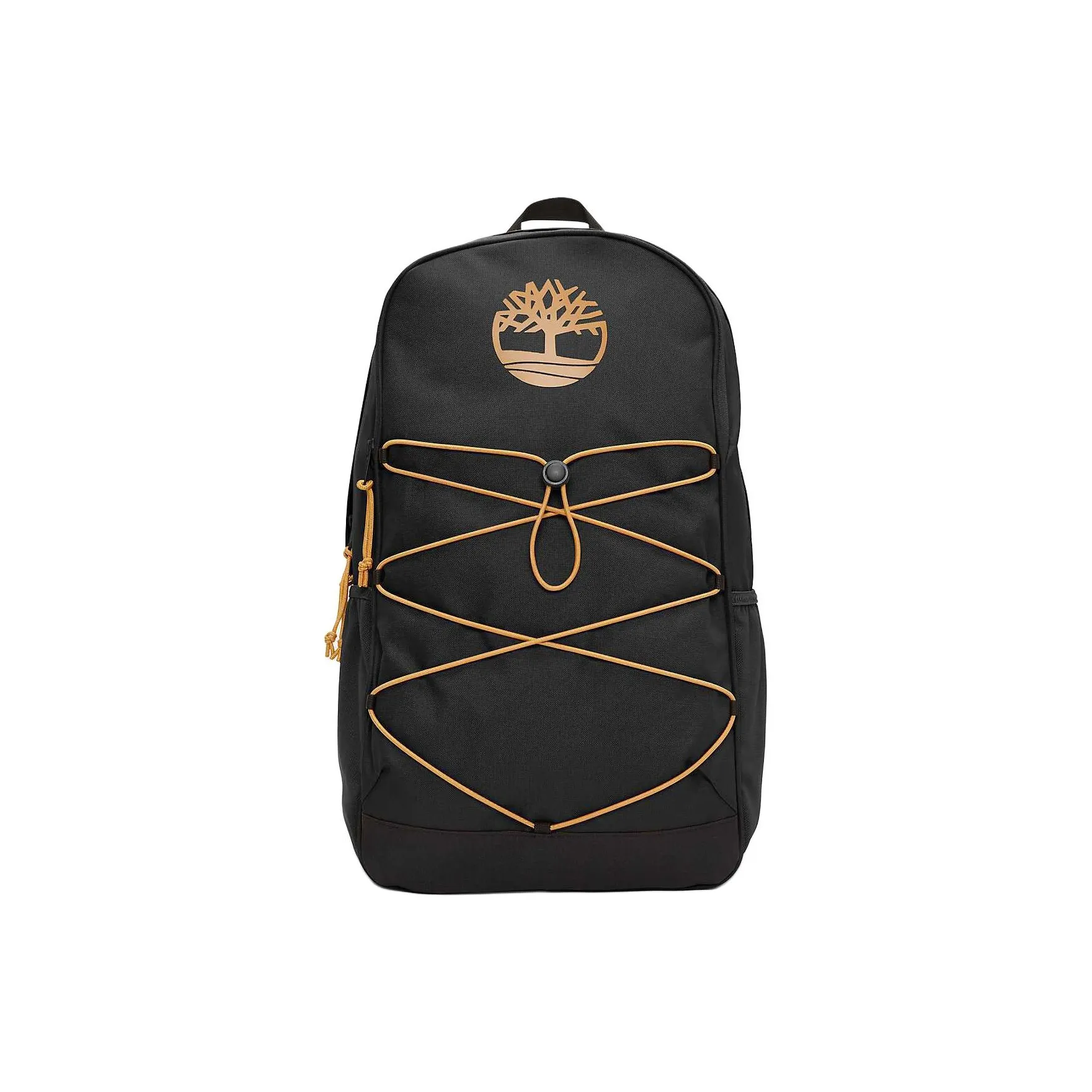 Timberland Recycled Polyester Outdoor Mountaineering Bag, Backpack Regular Unisex Black & Wheat