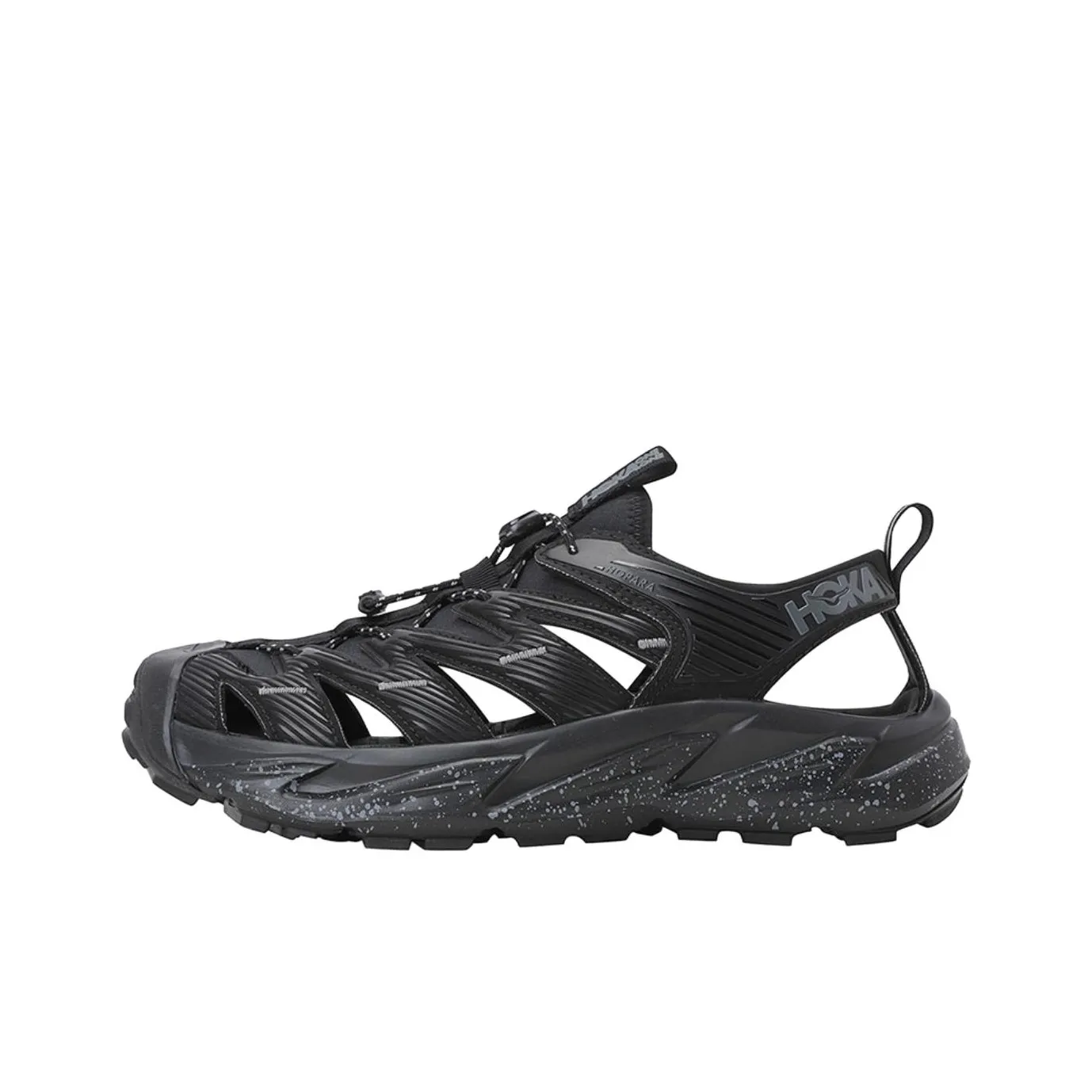 HOKA ONE ONE Hopara Series Hopara Черный Castlerock Пляжные сандалии Мужской Черный
