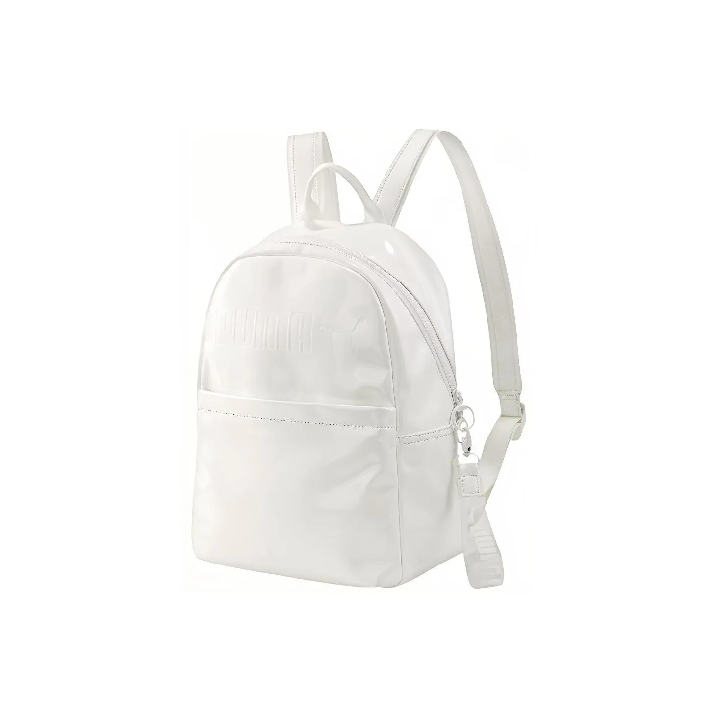 PUMA Artificial Leather Backpack Standard Women's Pearl White