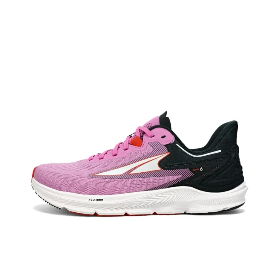 Altra Torin 6 Cushioned Slip Resistant Low Top Running Shoes Women's Pink Black White