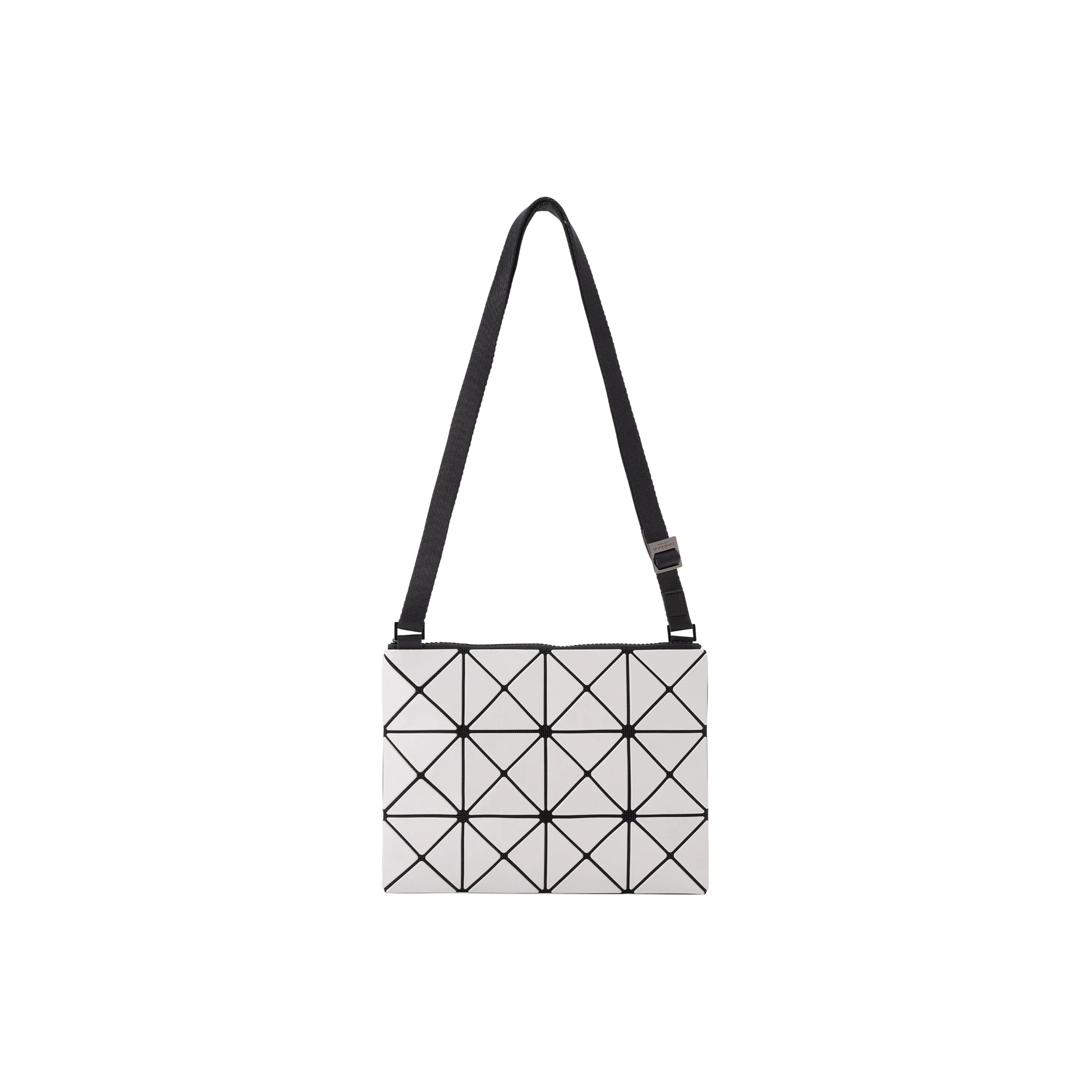ISSEY MIYAKE Lucent Gloss Mi Polyvinyl Chloride Shoulder Bag, Crossbody Bag Regular Unisex Light Gray & Gray