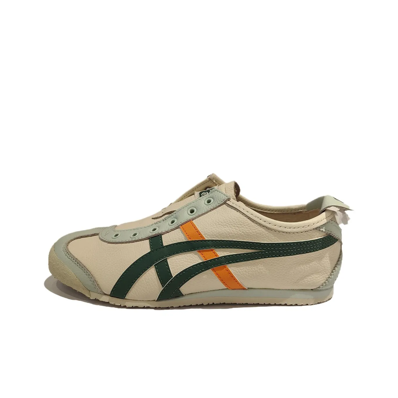 Onitsuka Tiger MEXICO 66 Противоскользящий Устойчивый к истиранию Низкий Топ Повседневная обувь Унисекс Бежевый