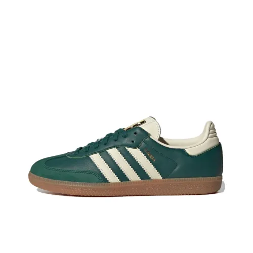 adidas originals SAMBA OG Повседневная обувь Низкий Топ Зеленый Белый Женские