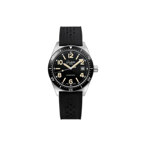Glashütte Original Автоматический Механический Movement Мужские SPEZIALIST Часы 39,5мм*12,15мм Черные