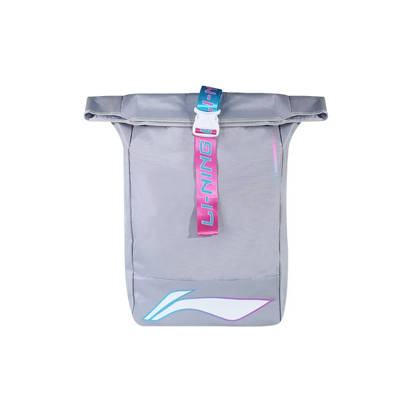 Полиэстеровая подкладка дорожная сумка рюкзак большой мужской светло-серый