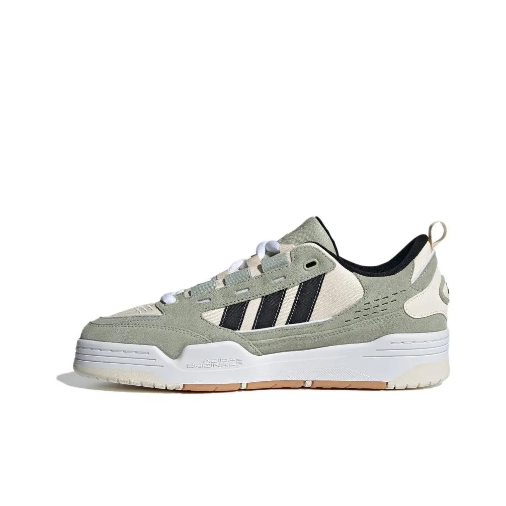 Adidas Adi2000 Slip Резиновые амортизаторы Низкий топ Скейтборд Кроссовки Унисекс Бежевый Зеленый Серый