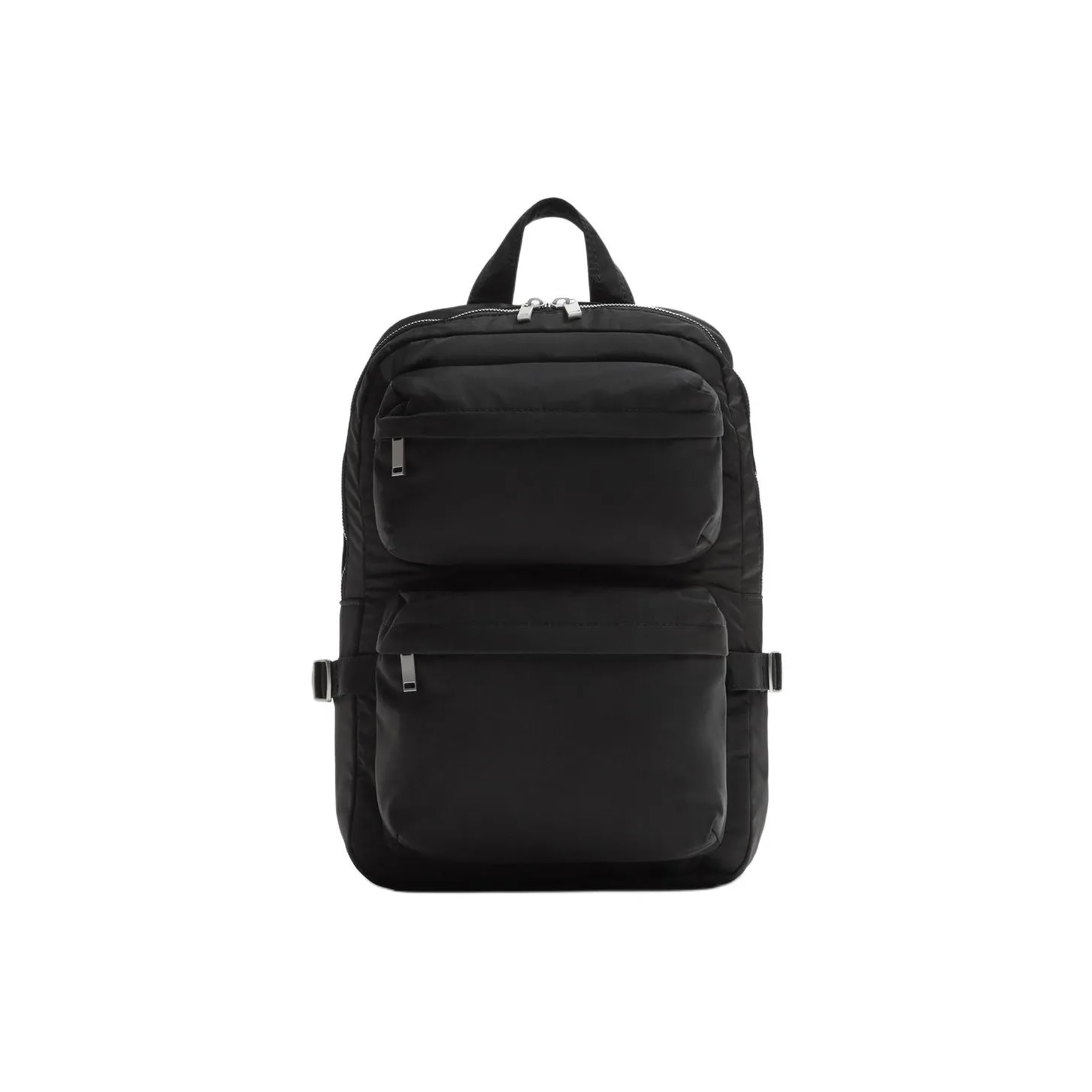 ZARA Polyester Backpack Small Size Men's Black