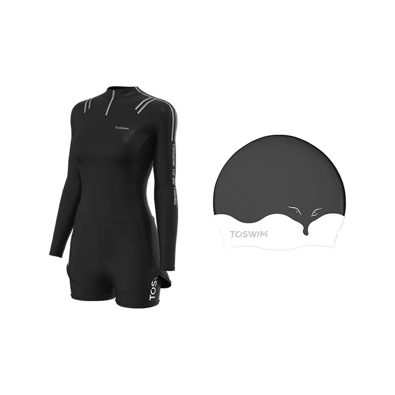 TOSWIM Swimming Sets Polyamide, Elastane, Polyester Surfing, Diving, Hot Spring, Vacation Women's