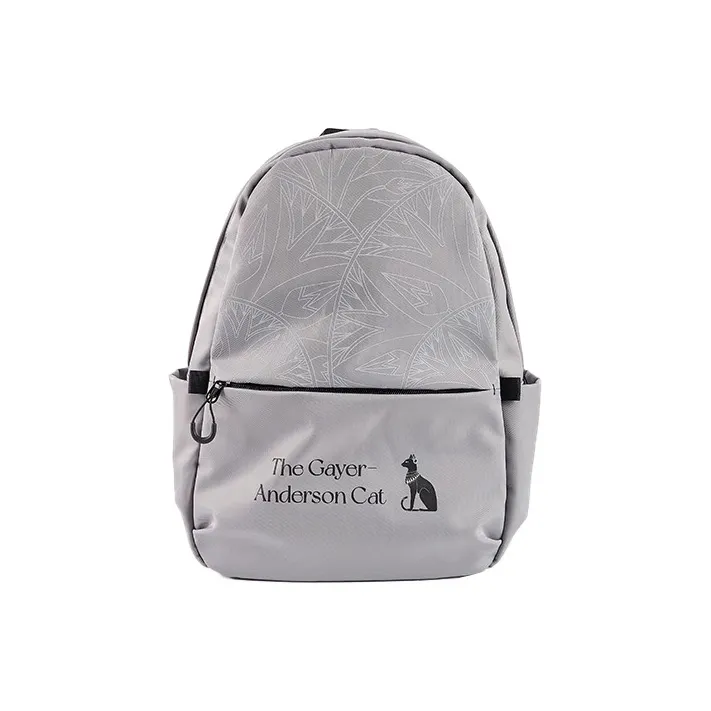 Британский музей Ткань Рюкзак Стандартный Унисекс Серый Рекомендация для студентов и вечеринок Рюкзак