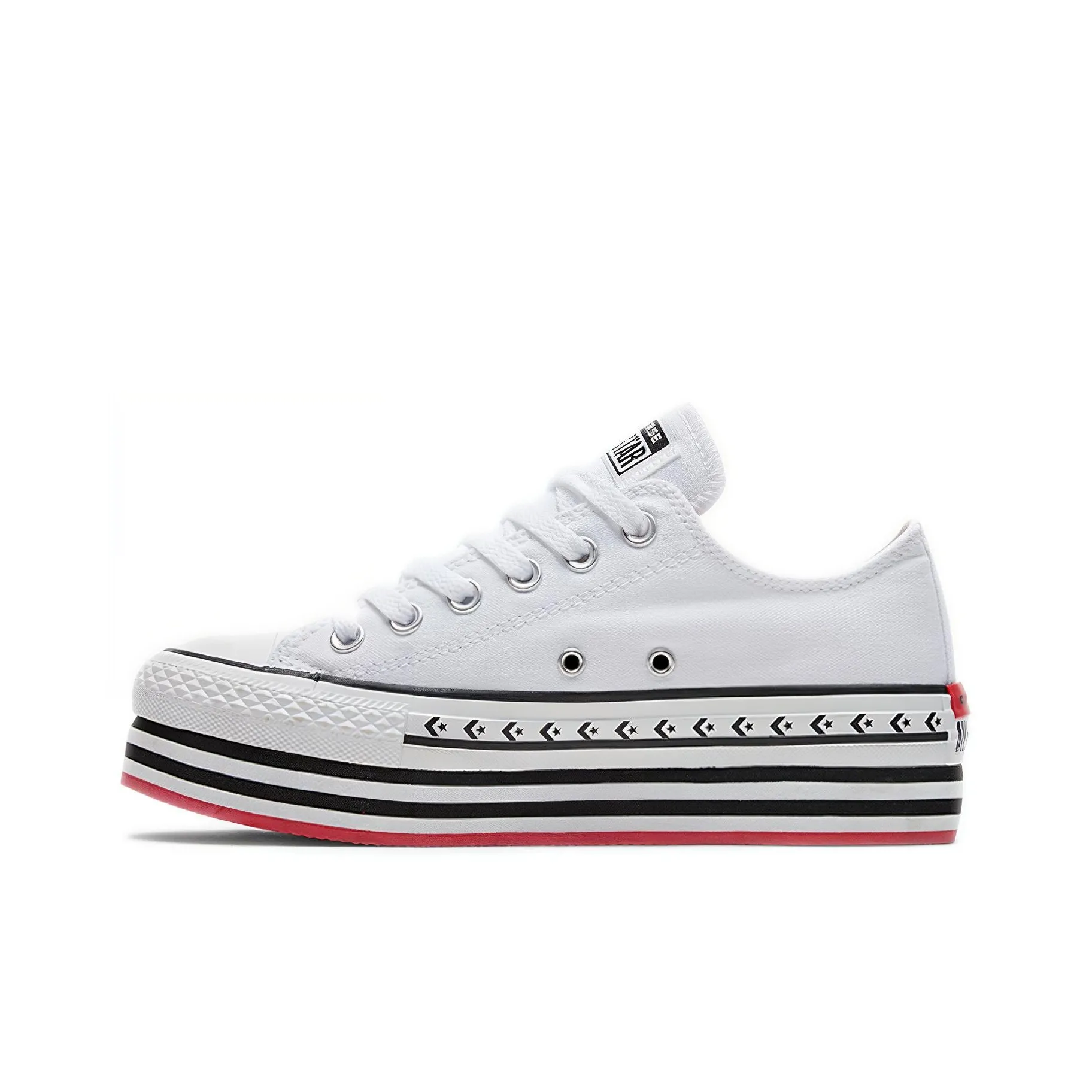 Chuck Taylor All Star Low's PRODUCTRED Converse Platform Layer Low 'Logo Play White' Low's