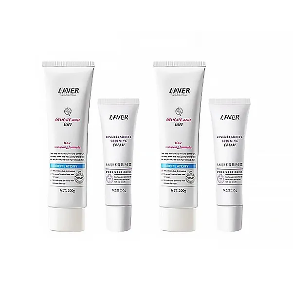 Levier Наборы для ухода Soothing Skin Удаление волос Тоник 100г*2 + Успокаивающий Ремонт Крем 50г*2