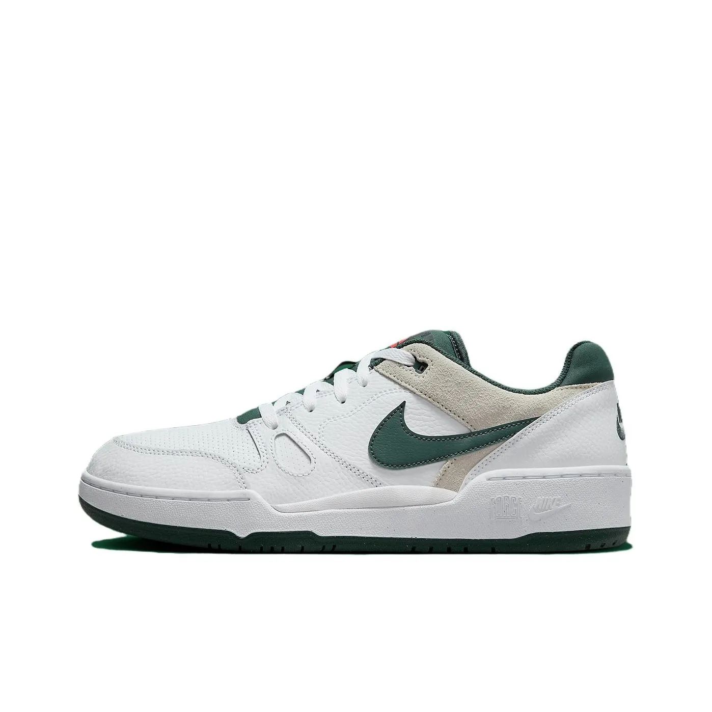 Nike Full Force Low Кроссовки для скейтбординга Топ Мужские Белые Зеленые Бежевые Замша