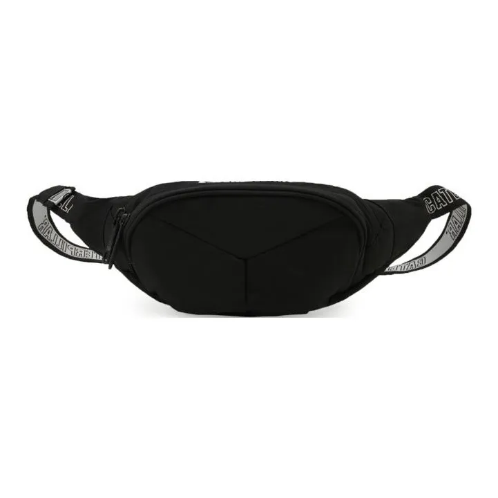 CAT Polyester Crossbody Bags Fanny Pack Unisex Black