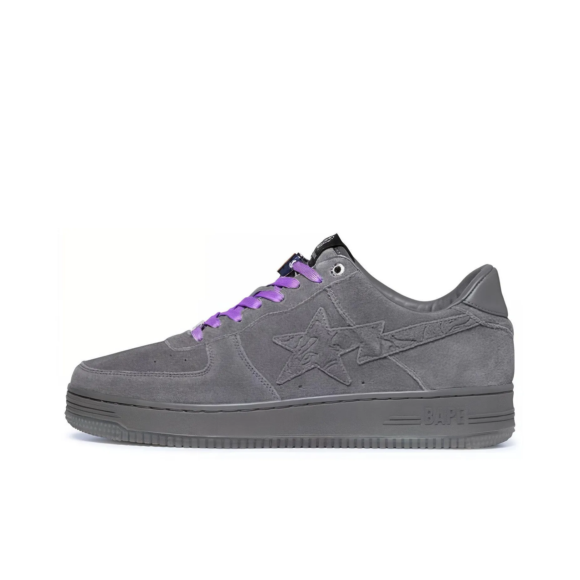 BAPE BLACK Label Bape Sta Grey