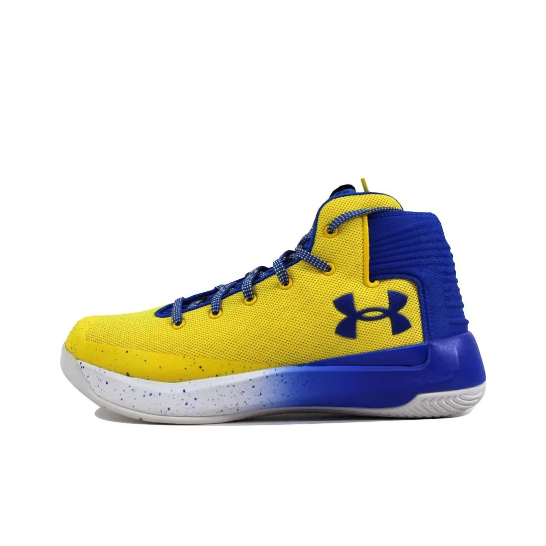 Under Armour Curry 3,5 SC 3 ZERO Curry 3,5 Нескользящий Легкий MID Баскетбольные кроссовки Мужской Синий Желтый
