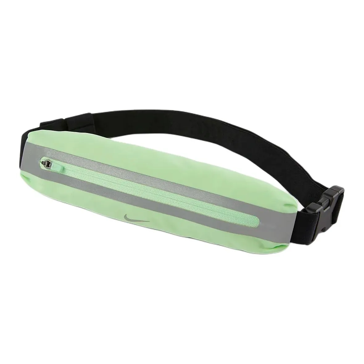 Nike Fabric Sling Bags One Shoulder Crossbody Fanny Pack Regular Unisex Vapor Green & Black & Silver