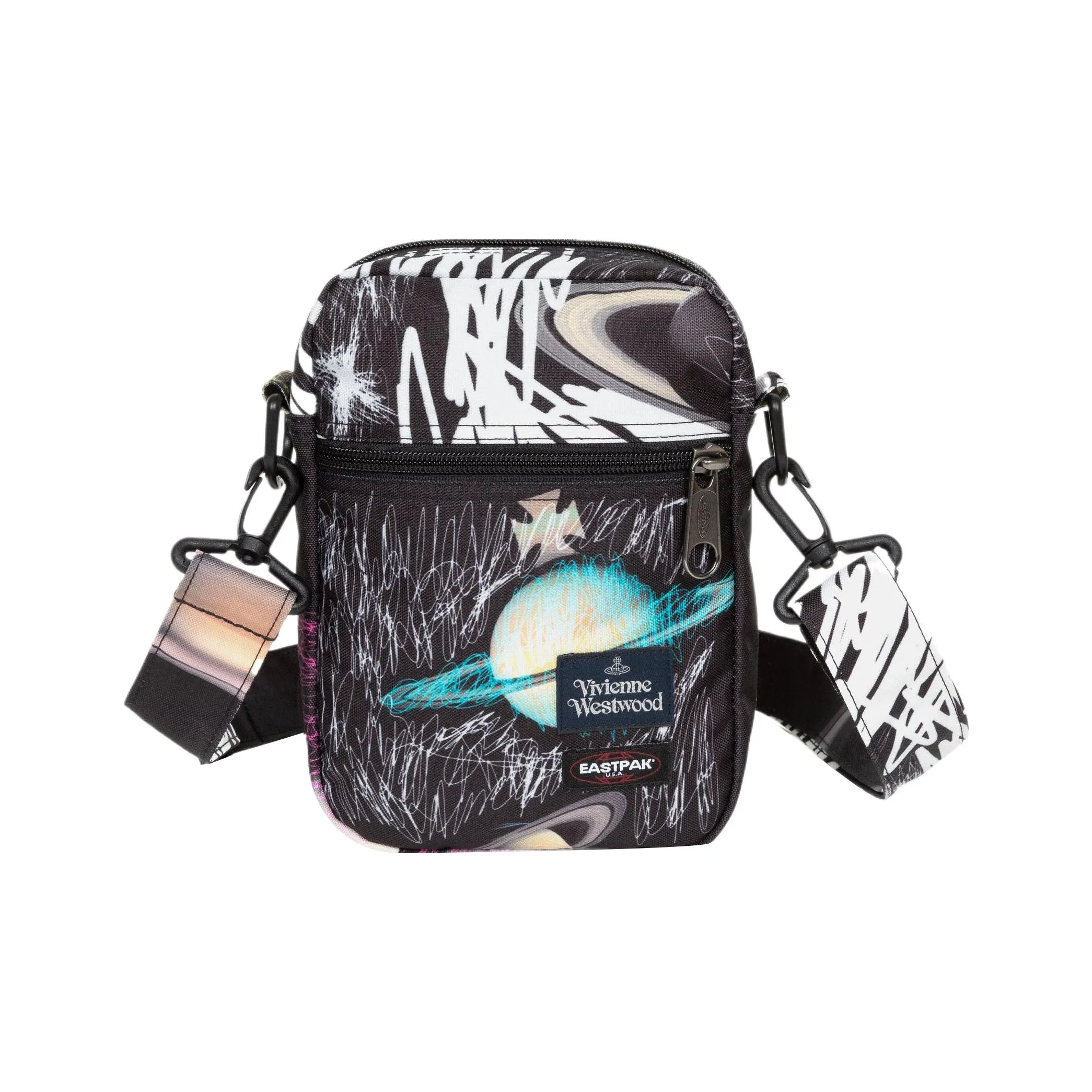EASTPAK Vivienne Westwood Collaboration Recycled Polyester Shoulder Bag, Crossbody Bag Regular Unisex Multicolor