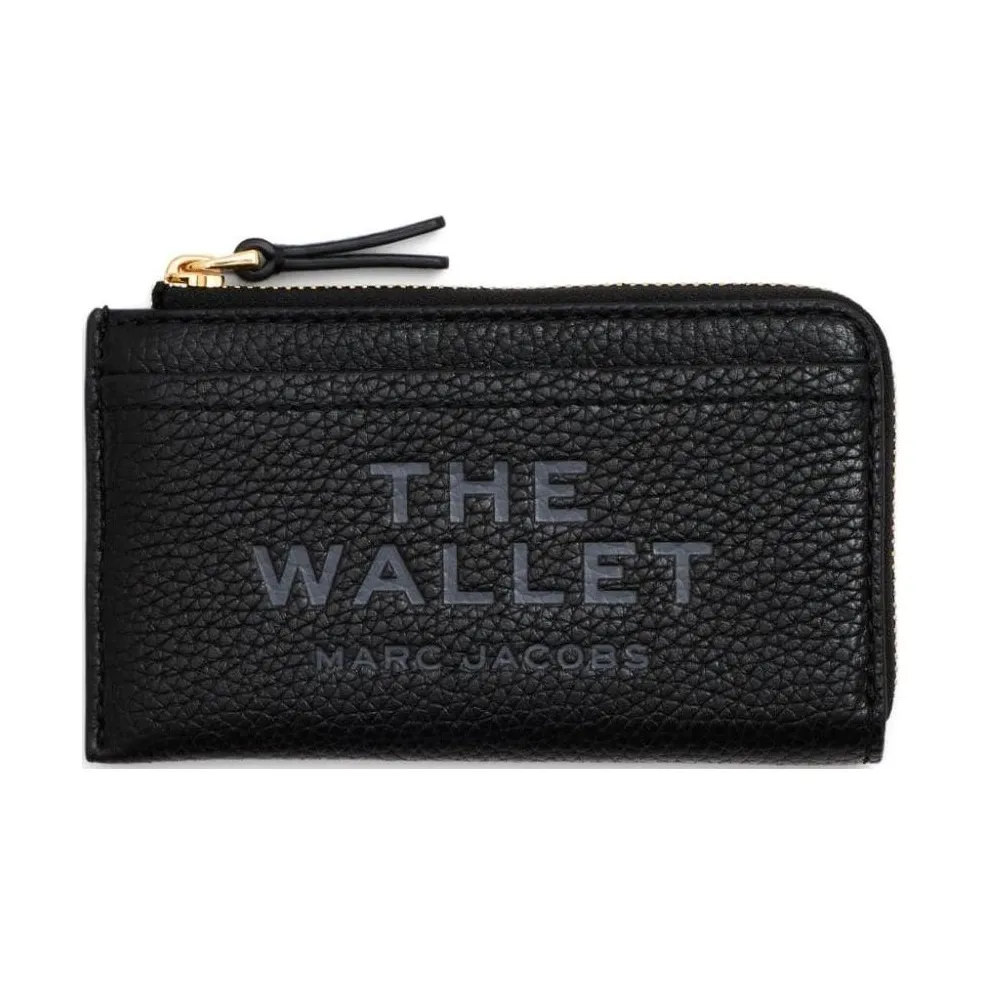 MARC JACOBS The Leather Top Zip Wallet